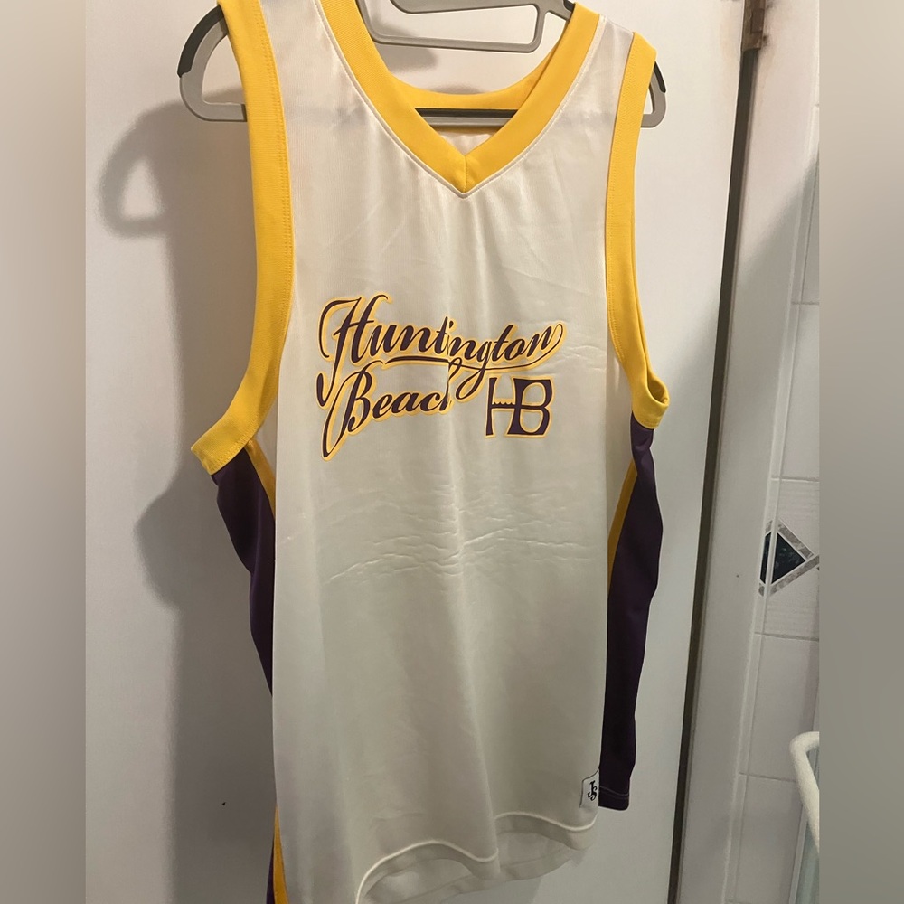 Jacks surfboard Huntington Beach lakers style jersey tank top shirt size XL RARE